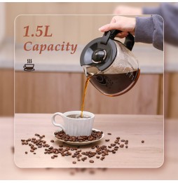 Aigostar Benno Macchina da caffè americano e tè piastra riscaldante 800W 1,5L