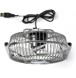 Nedis Ventilatore da scrivania tavolo computer pc alimentazione USB 3 Watt 15 Cm Acciaio