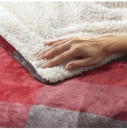Imetec Plaid Riscaldabile Singolo Termocoperta Adapto Velvet Tartan 150x110cm