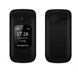 MAJESTIC TELEFONO TASTI GRANDI SILENO 41 FLIP CONCHIGLIA MARRONE