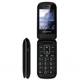 MAJESTIC TELEFONO TASTI GRANDI SILENO 41 FLIP CONCHIGLIA MARRONE