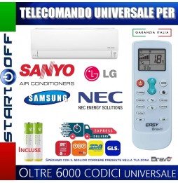 TELECOMANDO UNIVERSALE PER SAMSUNG SANYO NEC LG...