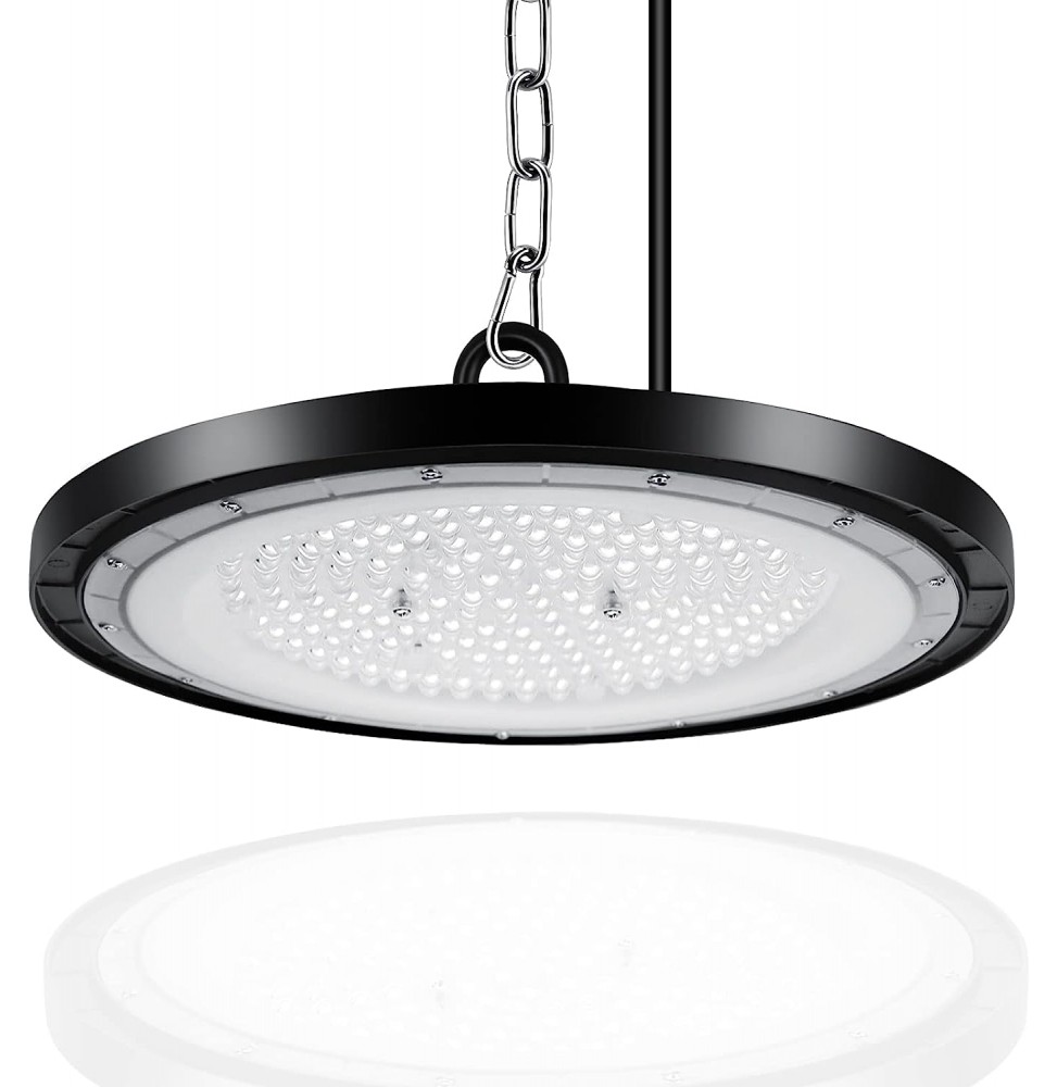 Aigostar Campana LED Faro UFO Industriale 100W 10000lm IP65 Luce Naturale