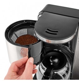 Nedis Macchina per il Caffè Americano Professionale 1000 watt 12 Tazze Acciaio