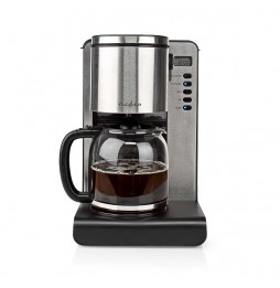 Nedis Macchina per il Caffè Americano Professionale 1000 watt 12 Tazze Acciaio
