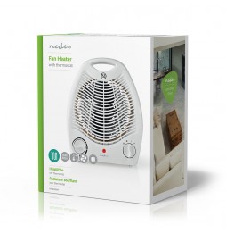 Nedis Stufetta Termoventilatore Elettrico Bagno 1000 / 2000 Watt Basso