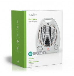 Nedis Stufetta Termoventilatore Elettrico Bagno 1000 / 2000 Watt Basso