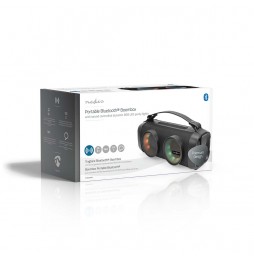 Nedis Cassa Altoparlante Boombox Bluetooth® Luci Party 24 W USB SD AUX 5 ore