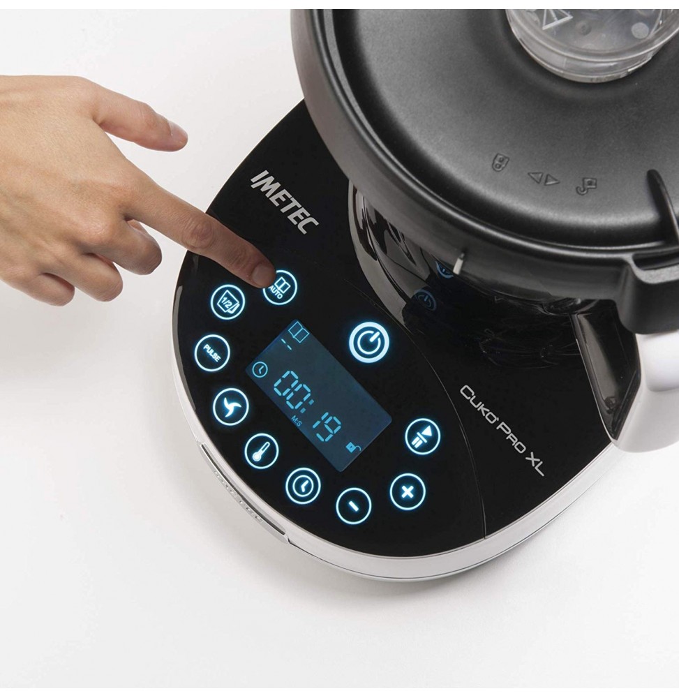 Imetec Cukò Pro XL CM3 2000 Robot da Cucina Multifunzione con Cottura, Cooking Machine 20 Programmi