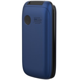 Saiet SCUDO TRE – Cellulare con Sportellino per Anziani, Tasti Grandi, SOS e Audio Potenziato Blu