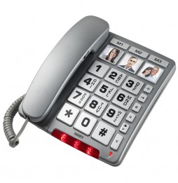 Saiet FAMILY telefono fissovolume alto memorie...