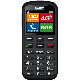 Saiet NEXT 4G Cellulare Per Anziani 4G Tasti Grandi Volume alto torcia led tasto SOS