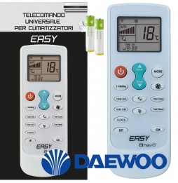 TELECOMANDO UNIVERSALE PER DAEWOO CONDIZIONATORE CLIMATIZZATORE D'ARIA