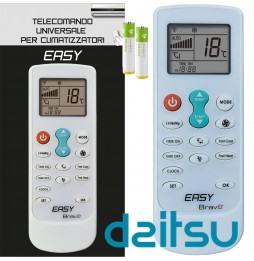 TELECOMANDO UNIVERSALE PER DAITSU CONDIZIONATORE CLIMATIZZATORE D'ARIA