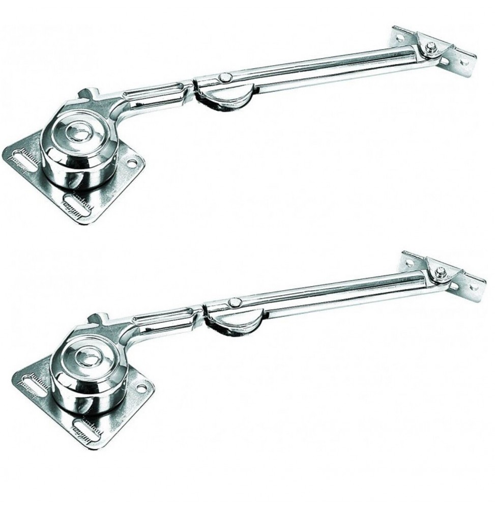 Braccetto cerniera pensile Soft Down Stay stile pistoncino SVASISTA 2 PEZZI