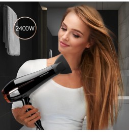 Aigostar Asciugacapelli Professionale 2400W Motore AC Ioni Diffusori
