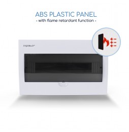 Aigostar Quadro Elettrico Incasso 18 Moduli ABS Ignifugo IP40 Bianco