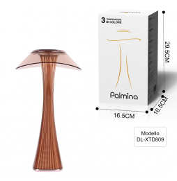 Palmina Lampada Tavolo LED Touch CCT 300LM Ricaricabile USB 1200mAh