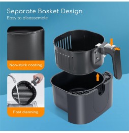 Aigostar Mini Cube Friggitrice ad Aria 3,5L 1500W con Display Touch