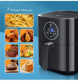 Aigostar Mini Cube Friggitrice ad Aria 3,5L 1500W con Display Touch