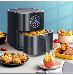 Aigostar Mini Cube Friggitrice ad Aria 3,5L 1500W con Display Touch