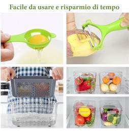 MU TN-C102 Mandolina Tagliaverdure multiuso con 22 accessori