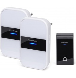 Aigostar Campanello Wireless Bianco Nero 36...