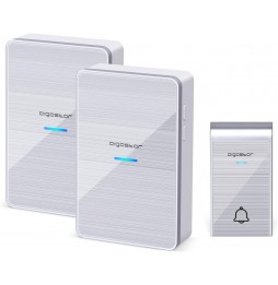 Aigostar Campanello Wireless DC Argento 36...