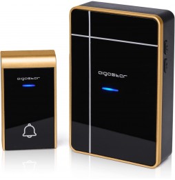 Aigostar Campanello Wireless DC Nero Oro 36...