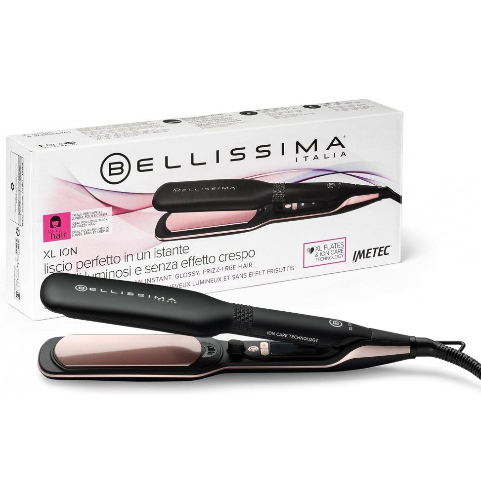 Bellissima Creativity XL Ion Piastra XL Ceramic Keratina 5 Temperature 150-230°C
