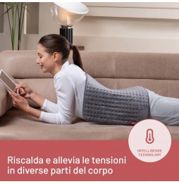 Imetec Termoforo Intellisense XL 38x50cm 5 Temperature Auto-Spegnimento Lavabile