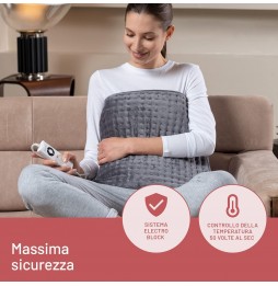 Imetec Termoforo Intellisense XL 38x50cm 5 Temperature Auto-Spegnimento Lavabile