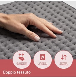 Imetec Termoforo Intellisense XL 38x50cm 5 Temperature Auto-Spegnimento Lavabile