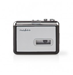 Nedis Convertitore Cassetta in MP3 USB Portatile con Cavo e Software di Editing