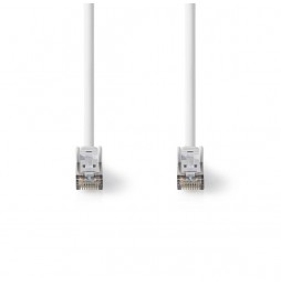 Nedis Cavo di Rete Ethernet CAT8.1 7,5 Metri RJ45 UTP Bianco Professionale