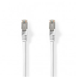 Nedis Cavo di Rete Ethernet CAT8.1 7,5 Metri RJ45 UTP Bianco Professionale