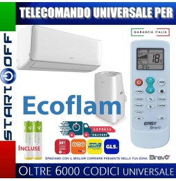 TELECOMANDO UNIVERSALE PER ECOFLAMCLIMA...