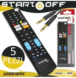 Unitronic Kit 5 Telecomandi Programmabili con Programmatore Jack