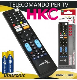 Telecomando HKC Universale PER TV Pronto All'uso Pile Incluse