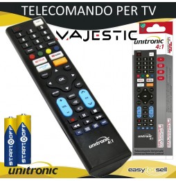Telecomando MAJESTIC Universale PER TV Pronto All'uso Pile Incluse