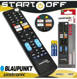 Telecomando BLAUPUNKT Universale PER TV Pronto All'uso Pile Incluse