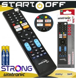 Telecomando STRONG Universale PER TV Pronto All'uso Pile Incluse