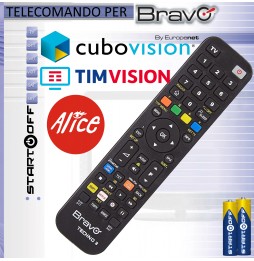 Telecomando Compatibile Timbox Cubovision Alice Scegli Modello Arriva Pronto
