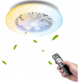 Aigostar Ventilatore Soffitto DC LED 58W...