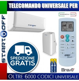 TELECOMANDO UNIVERSALE PER AMICO CONDIZIONATORE CLIMATIZZATORE D'ARIA