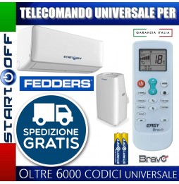 TELECOMANDO UNIVERSALE PER FEDDERS...