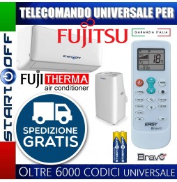 TELECOMANDO UNIVERSALE PER FUJITSU FUJITHERMA...