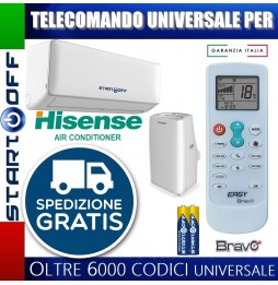 TELECOMANDO UNIVERSALE PER HISENSE...