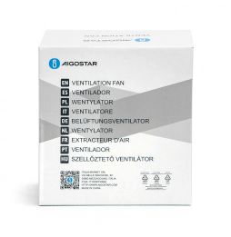 Aigostar Ventola Aspirazione Odori Bagno Cucina Casa 11W Foro 100/110mm