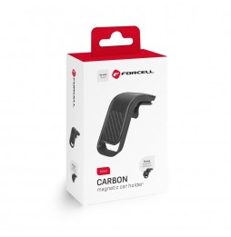 Forcell Supporto Smartphone Auto Magnetico porta Telefono Cellulare con Forte Calamita CARBON B060